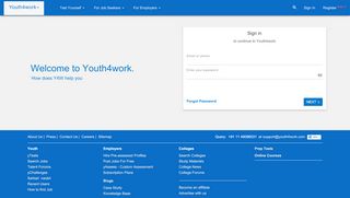 
                            1. Sign in - Youth4work Account | Youth4work Login