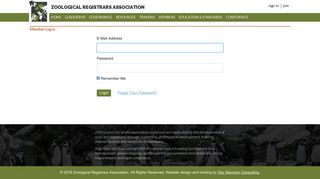 
                            6. Sign In - Zoo Registrars Association