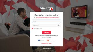 
                            9. Sign In/Sign Up - Polish TV Company