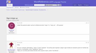 
                            6. Sign in/sign up | WordReference Forums