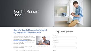 
                            7. Sign into Google Docs to eSign documents | DocuSign