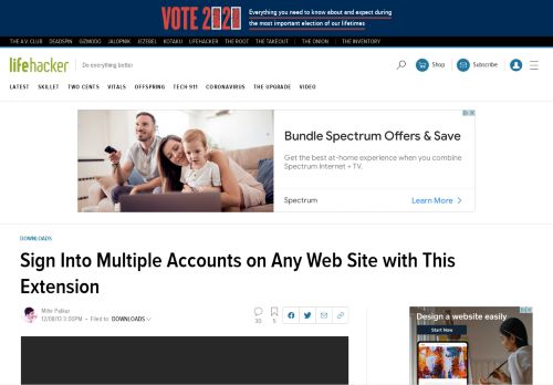 
                            8. Sign Into Multiple Accounts on Any Web Site with This Extension