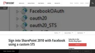
                            12. Sign into SharePoint 2010 with Facebook using a custom STS ...