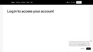 
                            5. Sign Into Your Uber Account | Uber