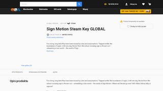 
                            5. Sign Motion Steam Key GLOBAL - G2A.COM