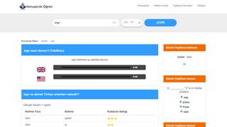 
                            7. Sign Nedir Ne Demek İngilizce Çeviri Anlamı İngilizce - Türkçe Sözlük