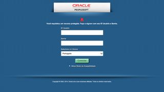 
                            1. Sign-on no Oracle PeopleSoft