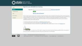 
                            9. Sign-On - State Employees Credit Union