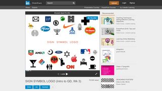 
                            6. SIGN SYMBOL LOGO (Intro to GD, Wk 3) - SlideShare