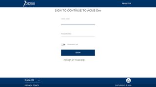 
                            2. SIGN TO CONTINUE TO ACMS Dev