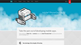 
                            3. Sign up - Adobe PhoneGap Build