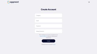 
                            3. Sign Up | Appnext