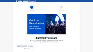 
                            10. Sign-up: Atlassian Summit U.S. Live - Swoogo