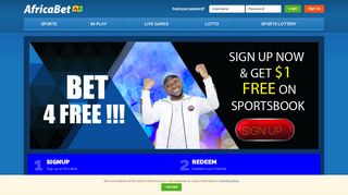 
                            2. Sign-Up Bonus - AfricaBet