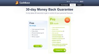 
                            3. Sign up - CashBase - Personal finance made simple