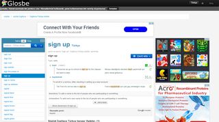 
                            7. sign up - çeviri - İngilizce-Türkçe Sözlük - Glosbe
