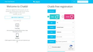 
                            3. Sign Up Chatib