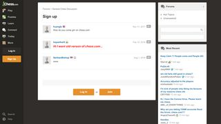 
                            3. Sign up - Chess Forums - Chess.com