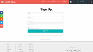 
                            3. Sign Up - Create your account at the Fake ID online store | Fake-ID.com