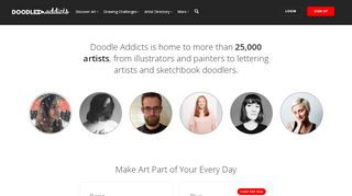 
                            8. Sign Up | Doodle Addicts