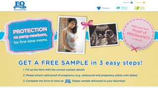 
                            1. Sign Up : EQ Disposable Baby Diapers