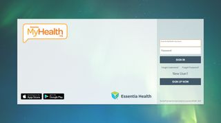 
                            2. Sign Up - Essentia MyHealth