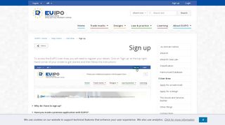 
                            5. Sign up - Euipo - europa.eu