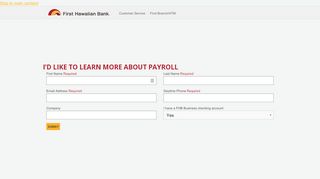 
                            2. Sign Up - First Hawaiian Bank
