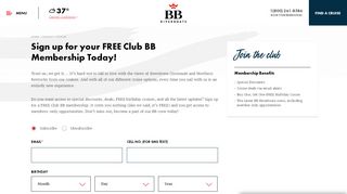 
                            6. Sign Up for a Free Club BB Membership | BB Riverboats