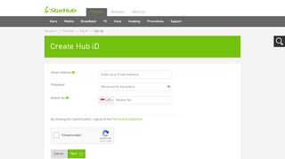 
                            9. Sign up for a Hub iD account here