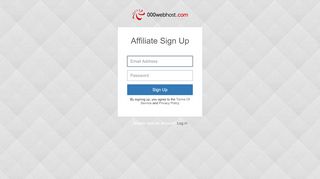 
                            4. Sign up for affiliate program! - 000webhost.com