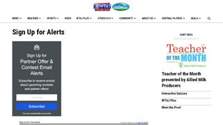 
                            6. Sign up for Alerts - WTAJ