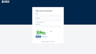 
                            10. Sign up for an account - Service Desk - myUSGS - USGS.gov