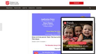 
                            1. Sign-up For Angel Tree: The Salvation Army's Christmas Assistance ...