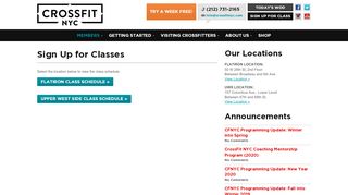 
                            6. Sign Up for Classes - CrossFit New York City | Workouts That Work ...