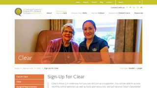 
                            5. Sign-Up for Clear / BC Patient Safety & Quality Council