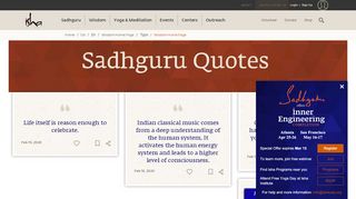 
                            9. Sign up for Daily Quotes - Quotes | Isha Sadhguru