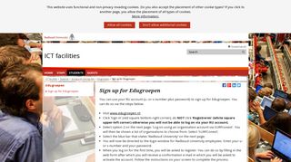 
                            9. Sign up for Edugroepen - ICT Facilities