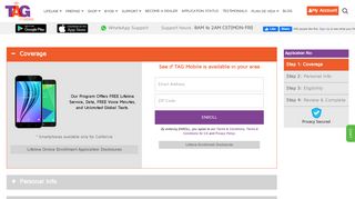 
                            11. Sign up for Free Government Phone, Enroll for Free phone - TAG Mobile
