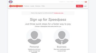 
                            7. Sign Up for Free - Speedpass