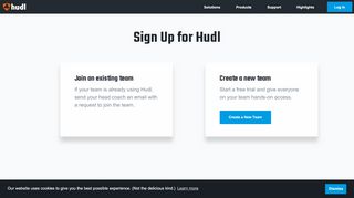 
                            4. Sign up for Hudl