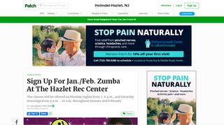 
                            8. Sign Up For Jan./Feb. Zumba At The Hazlet Rec Center | Holmdel, NJ ...
