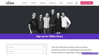 
                            8. Sign up for Looker Help & Office Hours | Looker