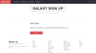 
                            10. Sign up for Meteor Galaxy