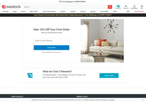 
                            1. Sign Up For Omail - Overstock.com: Online Shopping Bedding ...
