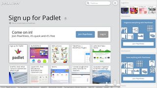 
                            10. Sign up for Padlet | Pearltrees