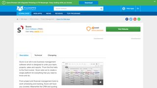 
                            13. Sign up for Scoro - FileHippo.com