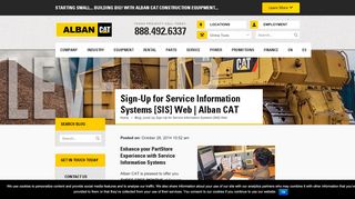 
                            11. Sign-Up for Service Information Systems [SIS] Web | Alban Cat