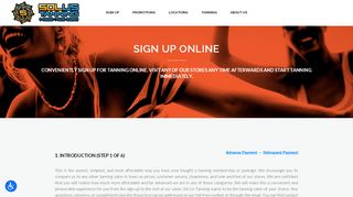 
                            12. Sign up for SOL US tanning online