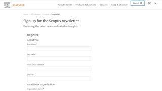 
                            9. Sign up for the Scopus newsletter – Scopus | Elsevier Solutions